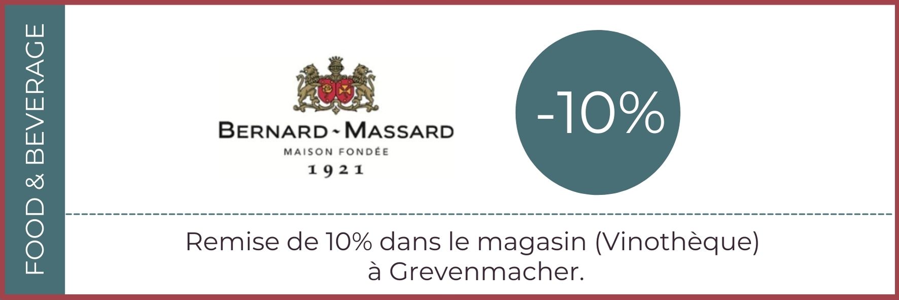 Bernard-Massard coupon